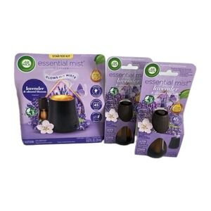 Air Wick Essential Mist Lavender & Almond Blossom Diffuser Kit 0.67 fl oz NEW